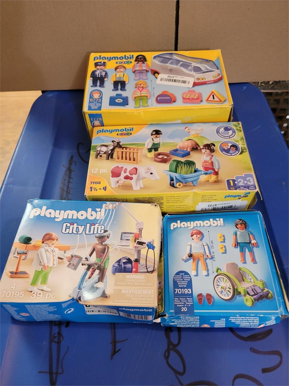 4 Playmobil Play Sets