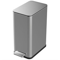 E4588  StyleWell 2.6 Gal. Steel Trash Can