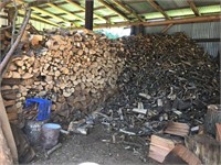 5+ CORD OF FIREWOOD, MIXED LOAD OF MAPLE & FIR