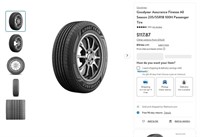 W4630  Goodyear Assurance Finesse Tire 235/55R18