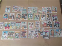 LOT OF 70S ERA FOOTBALL TRADING CARDS