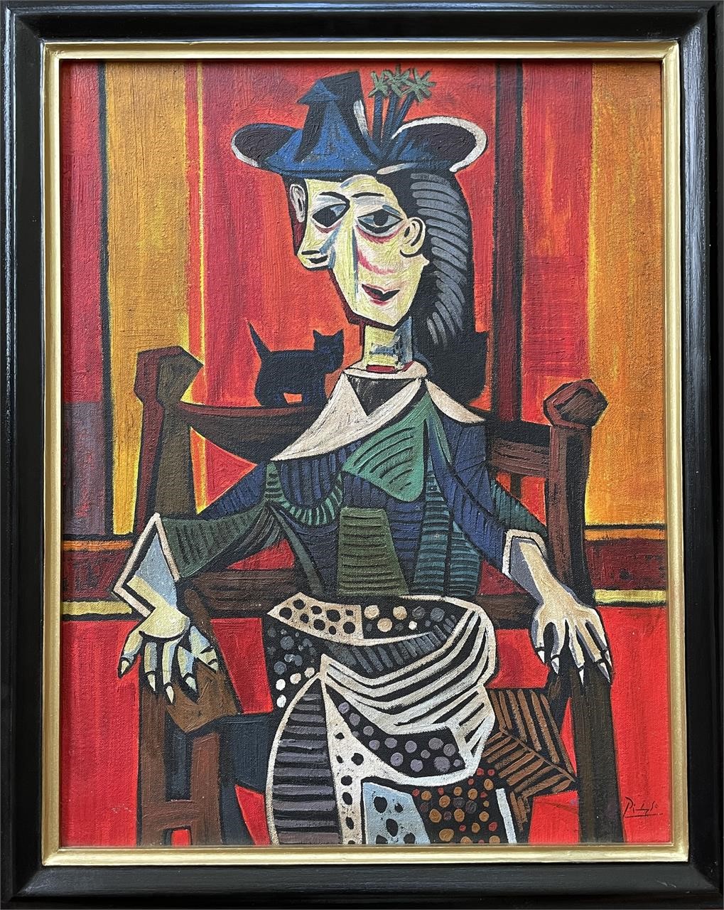 Oil painting on canvas ,Pablo Picasso