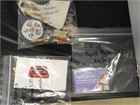 3 BAG LOTS - TTC MEMORABILIA - PAPAL PASS 2002;