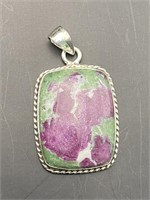 Rock, Crystal, Natural, Jewelry, Pendant, Sterling