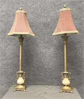 Pair of Tall Buffet Lamps