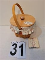 Longaberger Basket 2001 Mothers Day Vintage