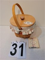 Longaberger Basket 2001 Mothers Day Vintage