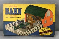 Built rite barn with 6 stalls and animals