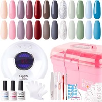 Candy Lover Gel Nail Polish Kit with 36W Lamp 15