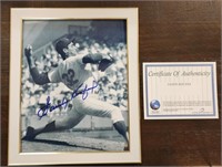 Signed and Framed Sandy Koufax Picture w/ COA