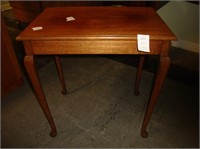 Queen Anne mahogany side table.