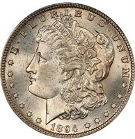 $1 1894 PCGS MS64 CAC