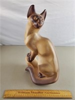 Vintage Florence Ceramic Siamese Cat Statue