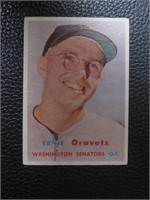 1957 TOPPS #179 ERNIE ORAVETZ SENATORS