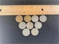 40’s and 50’s ONE CENT PIECES