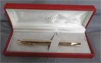 Sheaffer gold electroplated with box.