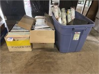 2-Boxes of Auto Related Books, Tote of Assorted