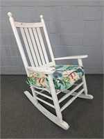 Painted Wooden Porch Rocker