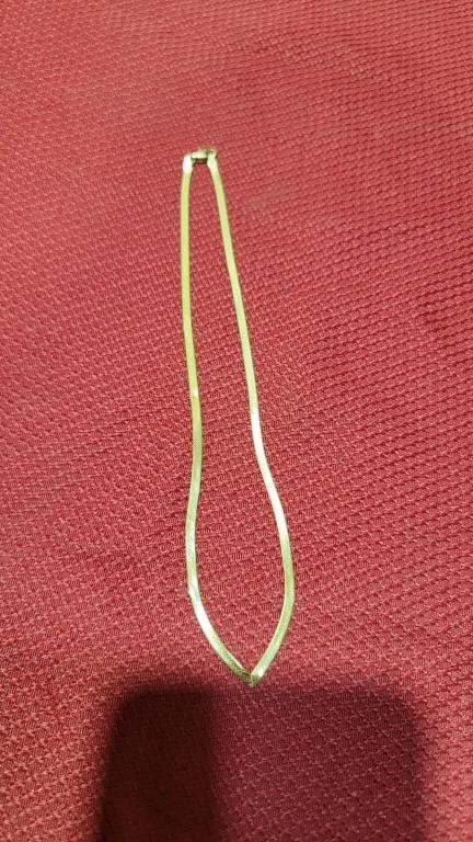 14k gold necklace 3.3 dwt