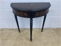 Modern Painted Half Circular Wall Table