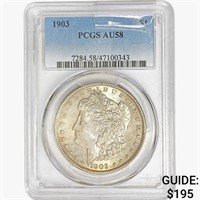 1903 Morgan Silver Dollar PCGS AU58