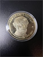 Lincoln 24K Gold Layered Trial Coin