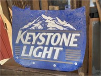 Keystone Light Car Hood Sign