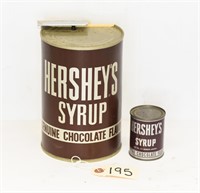 Can of Hershey's Chocolate Syrup, & Can Opener