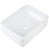 AWESON 16"X12" Rectangular Ceramic Vessel Sink