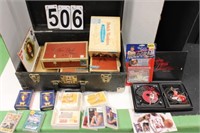 Case w/ Cigar Boxes ~ Michael Jordan Cards ~