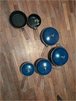 Navy pots and pans