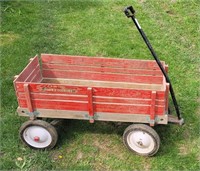 WL wagon 3'x18" vintage wood 8" sides