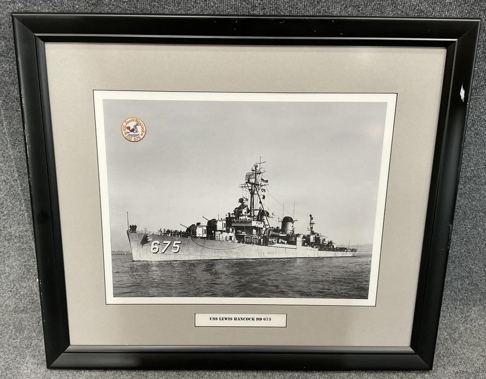 Framed Print USS Lewis Hancock