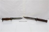 EGW Knife 10 ½”, Blade 6 7/8” & U.S. Navy Knife
