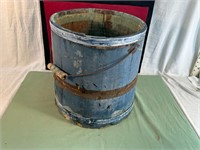 **VINTAGE WOODEN 5 GAL. PAIL