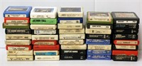 42 8-Track Tapes - Rock-n-Roll to Country
