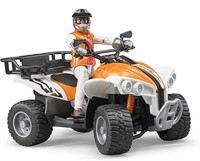 ($64) Bruder Quad with Driver (Colors May Vary)