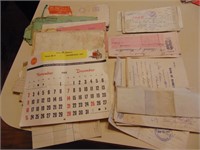 1910-1920 Receipts from Banks and business's