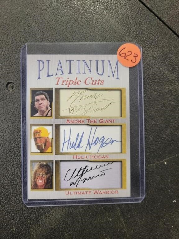 Facsimile Platinum Triple Cuts Andre, Hogan,