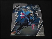 Derrick Henry signed football card COA