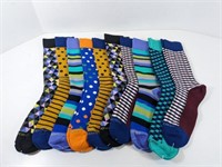 NEW Assorted Designer Philosockphy Dress Socks x10