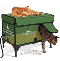 Indestructible Heated Cat House for Outdoor Cats