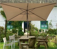 6.5x10ft Rectangular Outdoor Table Umbrella