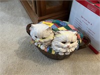 Pottery Cat Basket