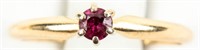 Jewelry 14kt Yellow Gold Ruby Ring