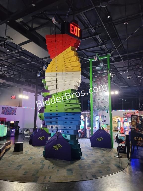 ATTRACTION: 20 Ft. Climbing Wall: ColorBlockWall