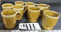 8 Japan Drip Glaze Coffee Mugs