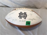 Autographed 1973 Championship Notre Dame Football