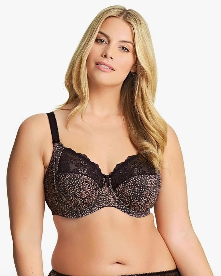 Elomi women’s 38j purple and black bra