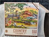 Country Escapes 550 Pc Jigsaw Puzzle with Bonus